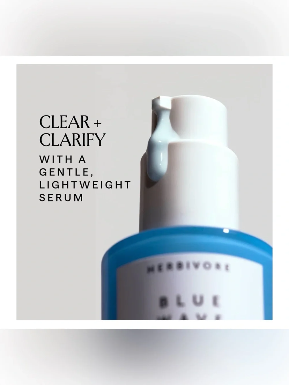 HERBIVORE Blue Wave Clearing Serum Acne Treatment 30mL